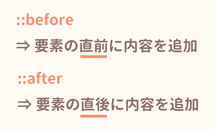 beforeとafterの違い
