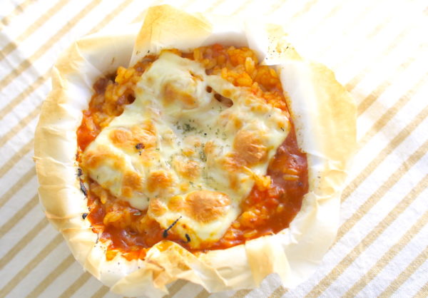 混ぜて焼くだけ！超簡単ミートドリアのレシピ