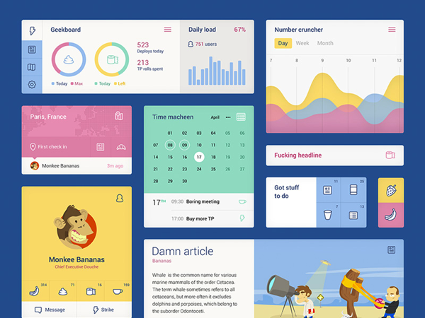 一流クリエイターが作った無料デザイン素材38選 Dribbble Behance