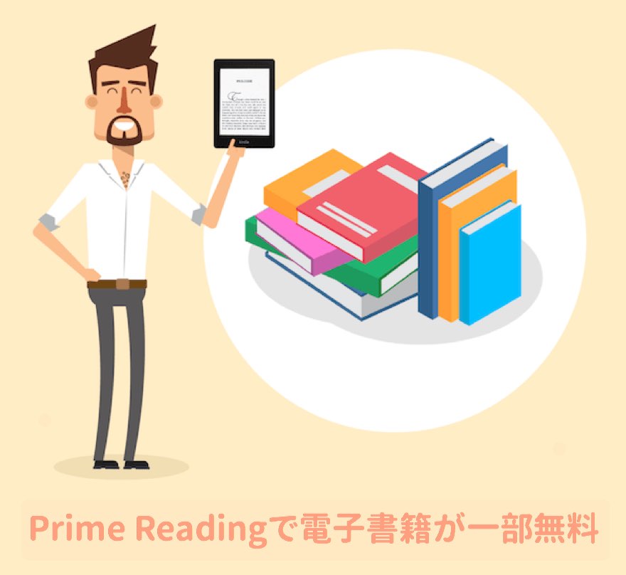 プライムリーディングで電子書籍が一部無料