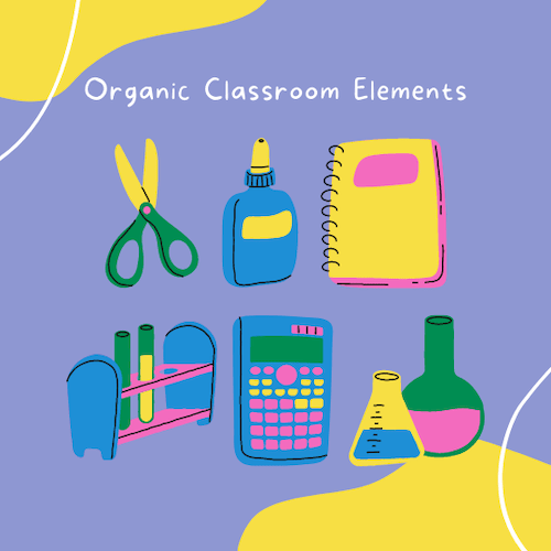 学校用品のイラスト