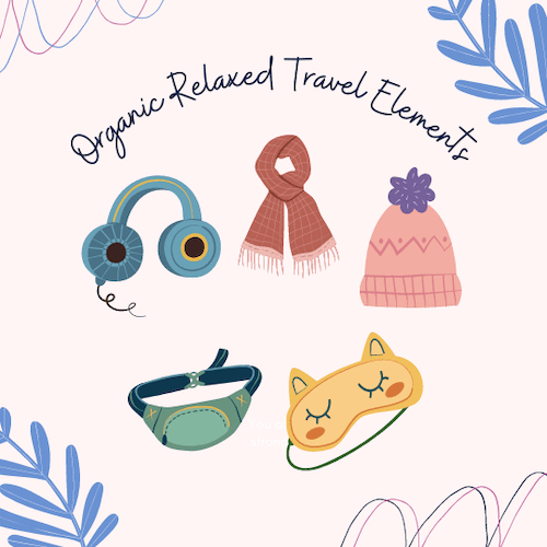 旅行グッズのイラスト