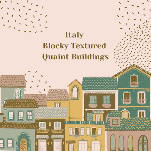 イタリアの建物のイラスト