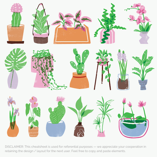 植木鉢のイラスト
