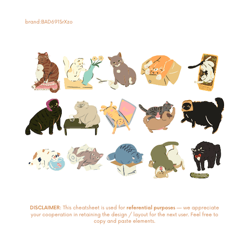 可愛い猫のイラスト