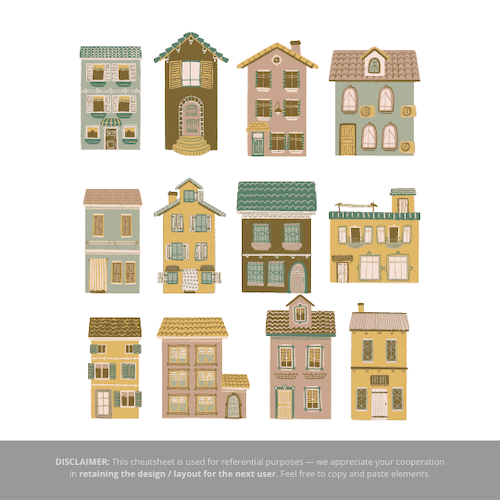 イタリアの建物のイラスト