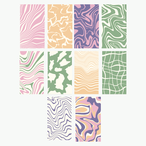 液体っぽいイラスト
