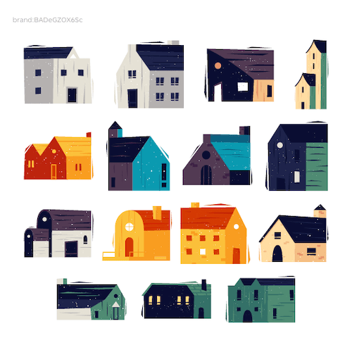 おしゃれな建物のイラスト