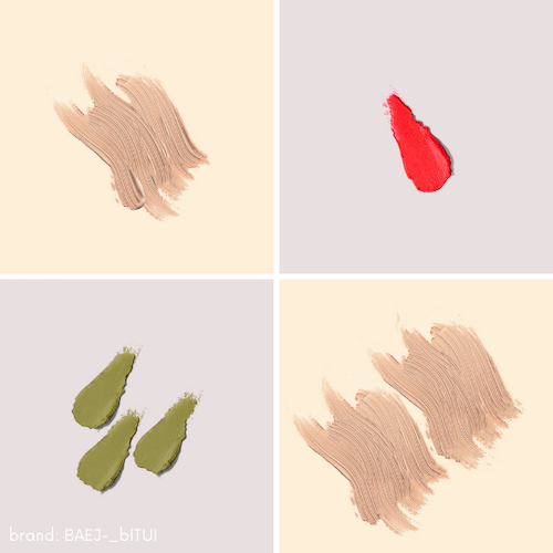 絵の具をぬった素材