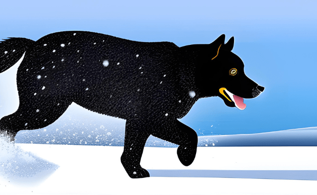 CanvaのAI画像生成で作成した犬のイラスト